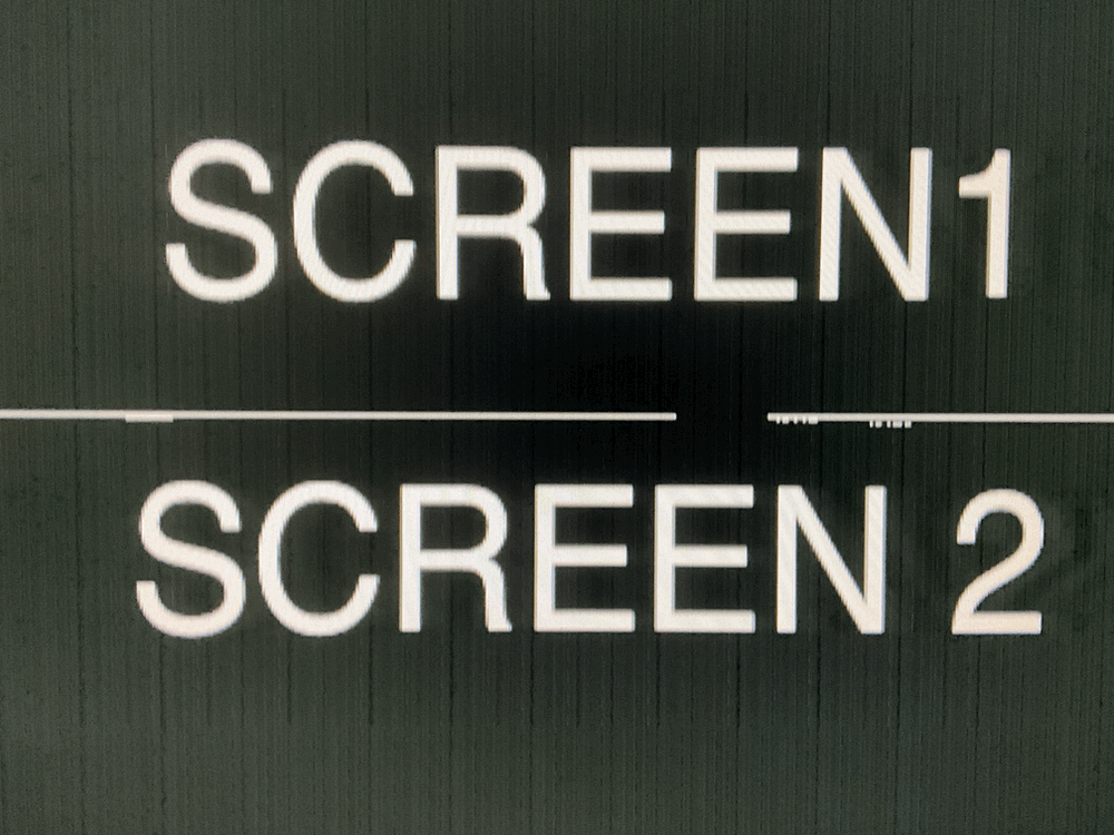 A split screen on a plain ST!
